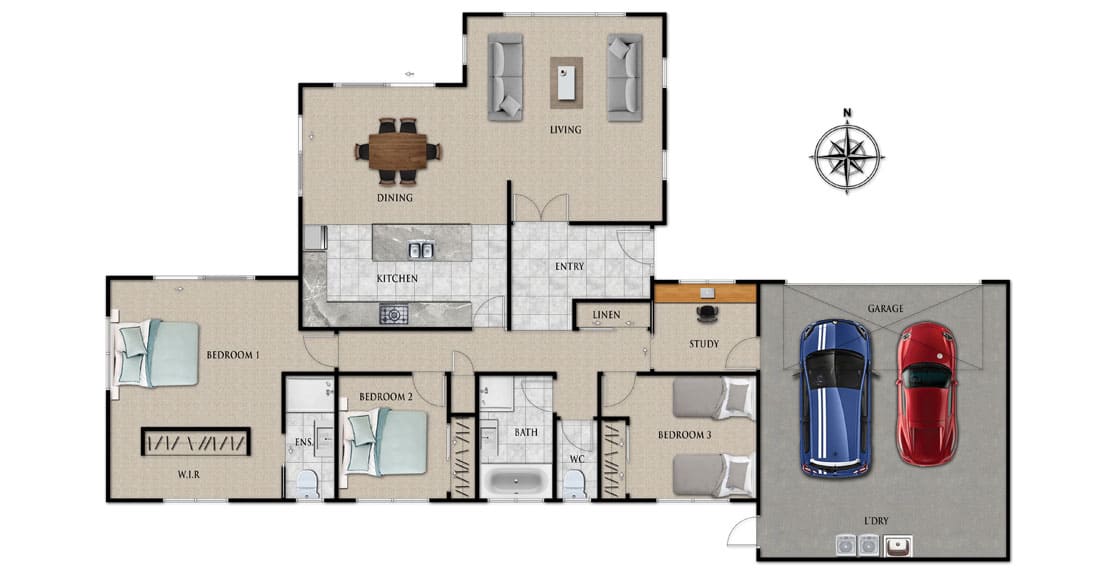 Fowler Homes Home Builder New Zealand - Favourites Plans Range - Glenorchy