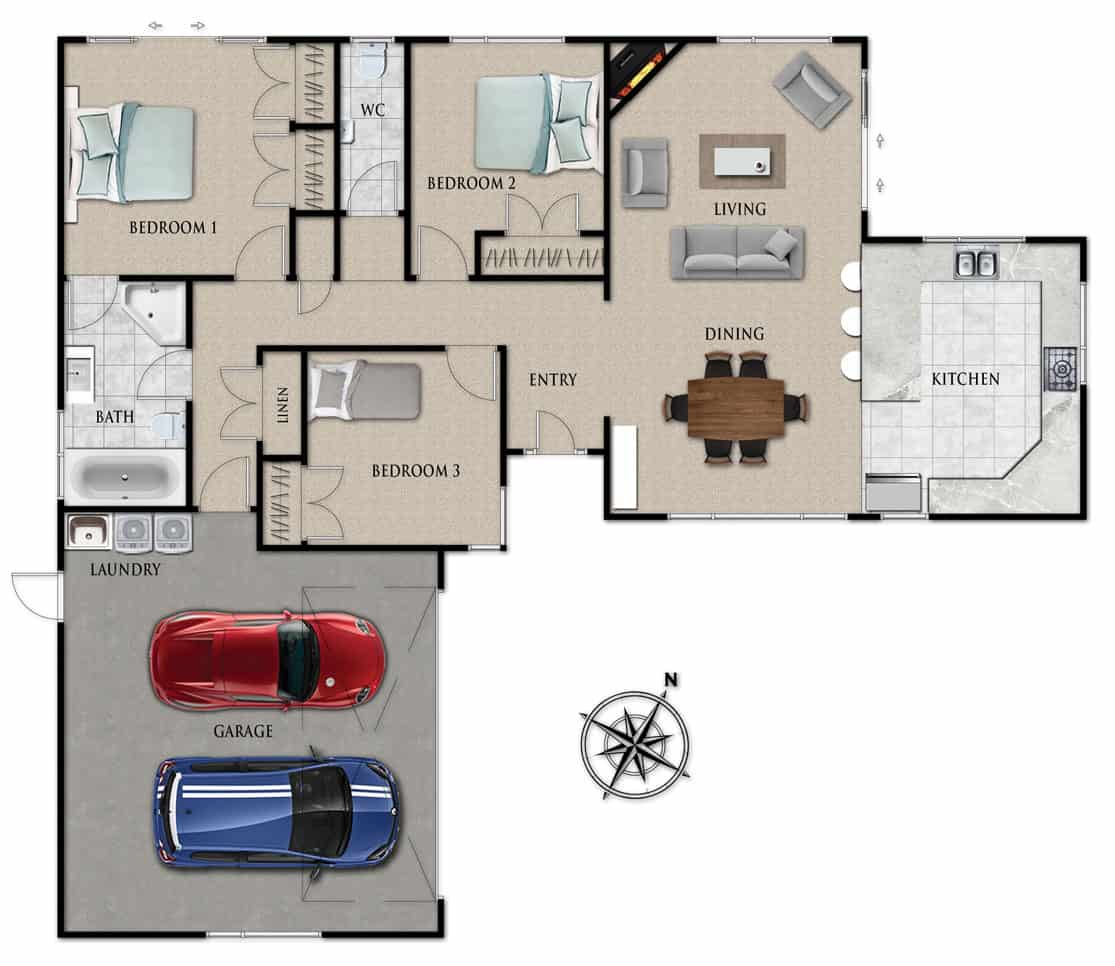 Fowler Homes Home Builder New Zealand - Favourites Plans Range - Kelvin Grove