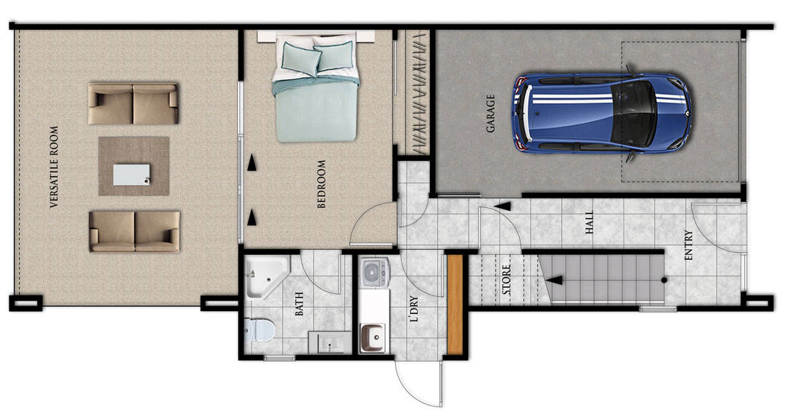 Fowler Homes Home Builder New Zealand - Favourites Plans Range - Manuka 1