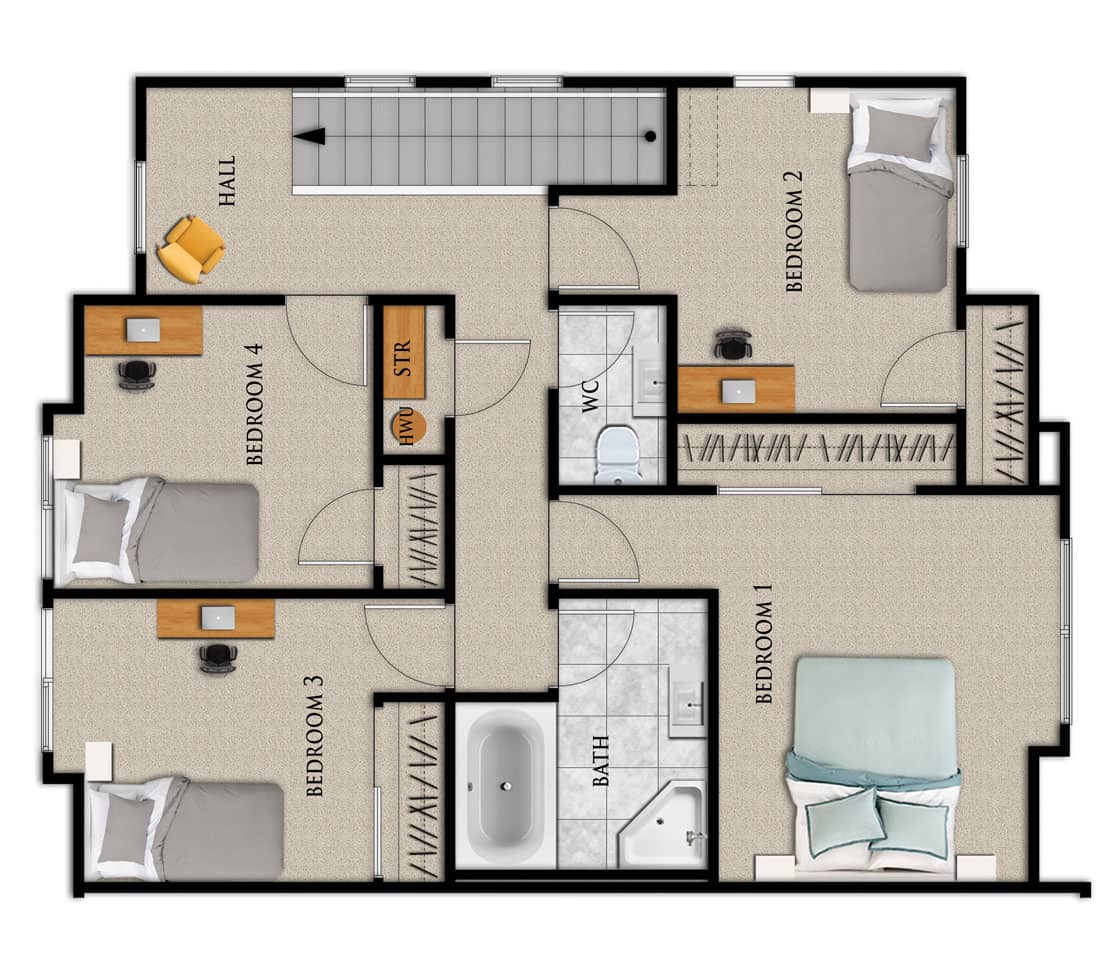 Fowler Homes Home Builder New Zealand - Favourites Plans Range - Manuka 2
