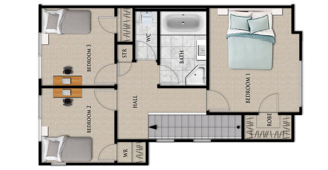 Fowler Homes Home Builder New Zealand - Favourites Plans Range - Manuka 1