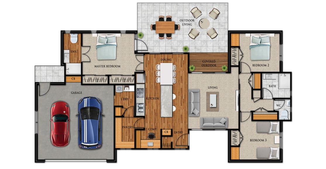 Fowler Homes Home Builder New Zealand - Favourites Plans Range - Papamoa