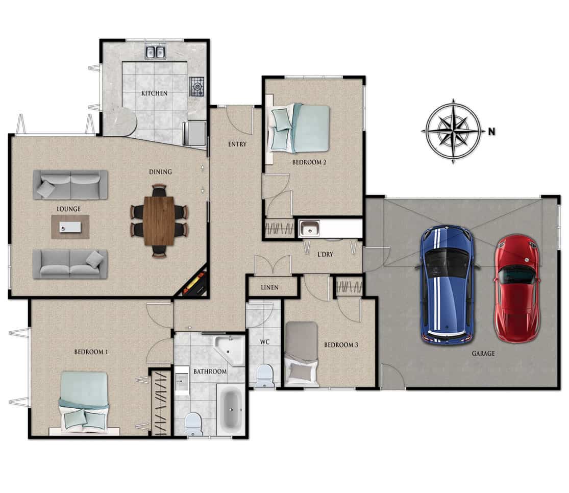 Fowler Homes Home Builder New Zealand - Favourites Plans Range - Roslyn