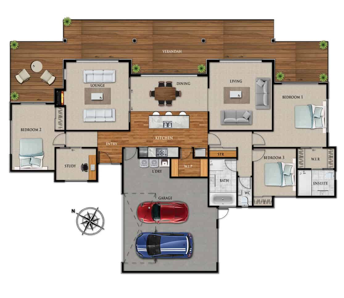 Fowler Homes Home Builder New Zealand - Favourites Plans Range - Waihola