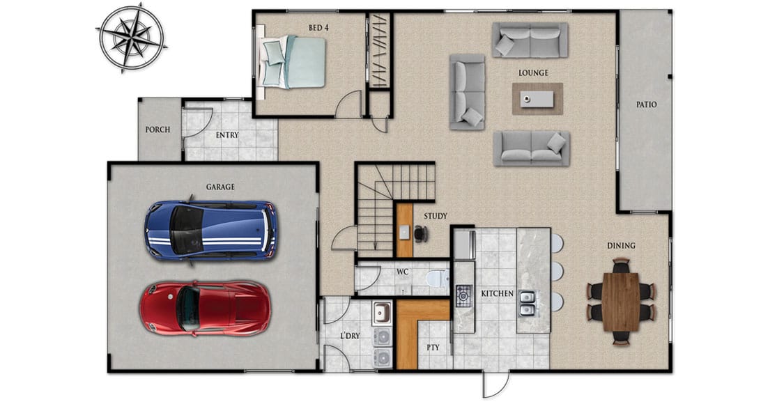 Fowler Homes Home Builder New Zealand - Favourites Plans Range - Omaha
