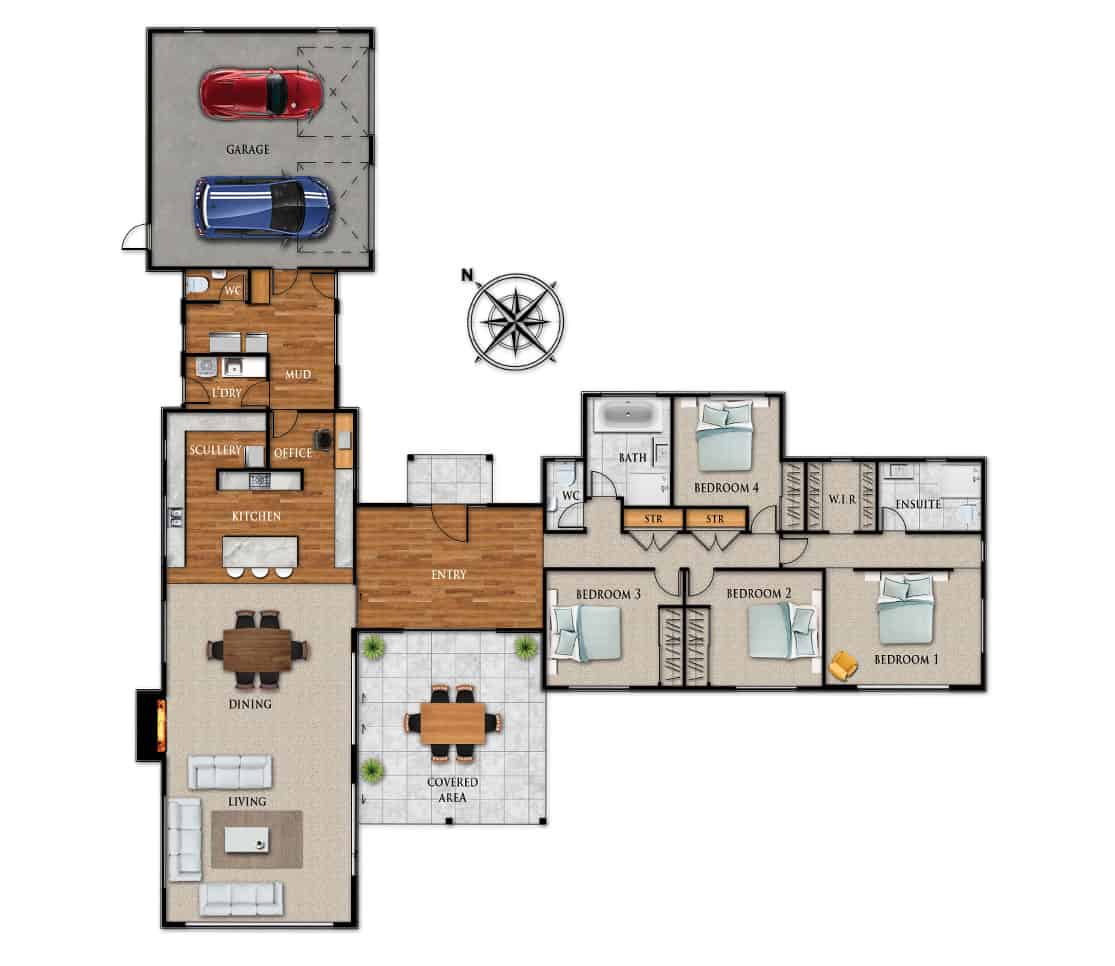 Fowler Homes Home Builder New Zealand - Favourites Plans Range - Coldstream