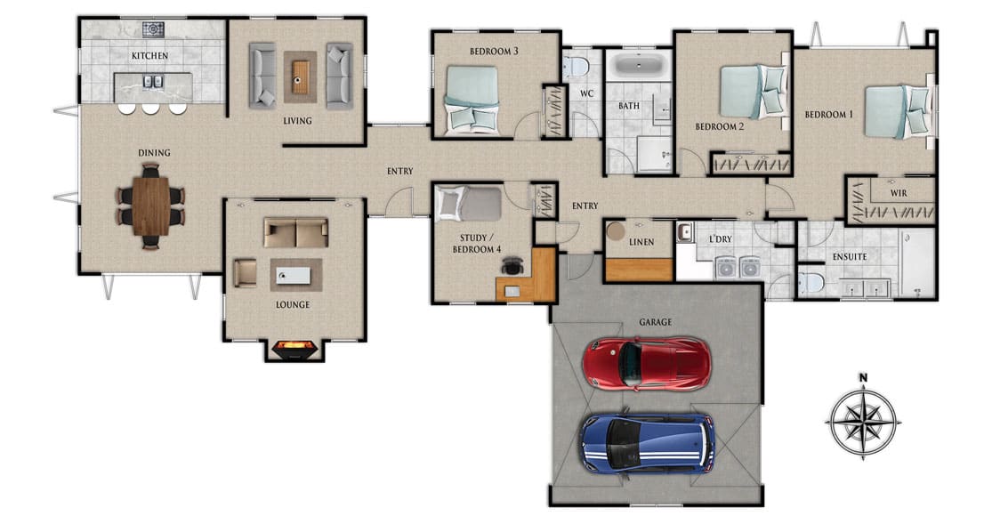 Fowler Homes Home Builder New Zealand - Favourites Plans Range - Enner Glynn
