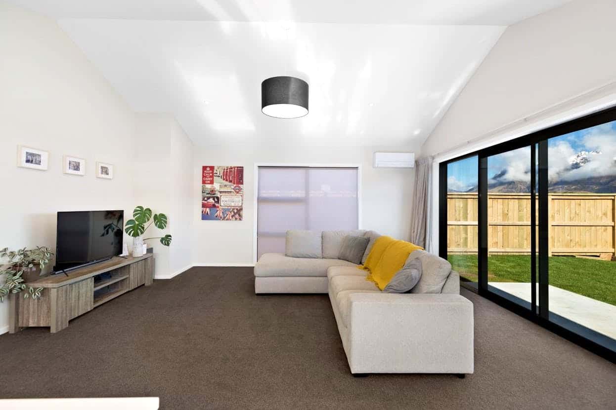 Hanley's Farm, Queenstown new build media lounge