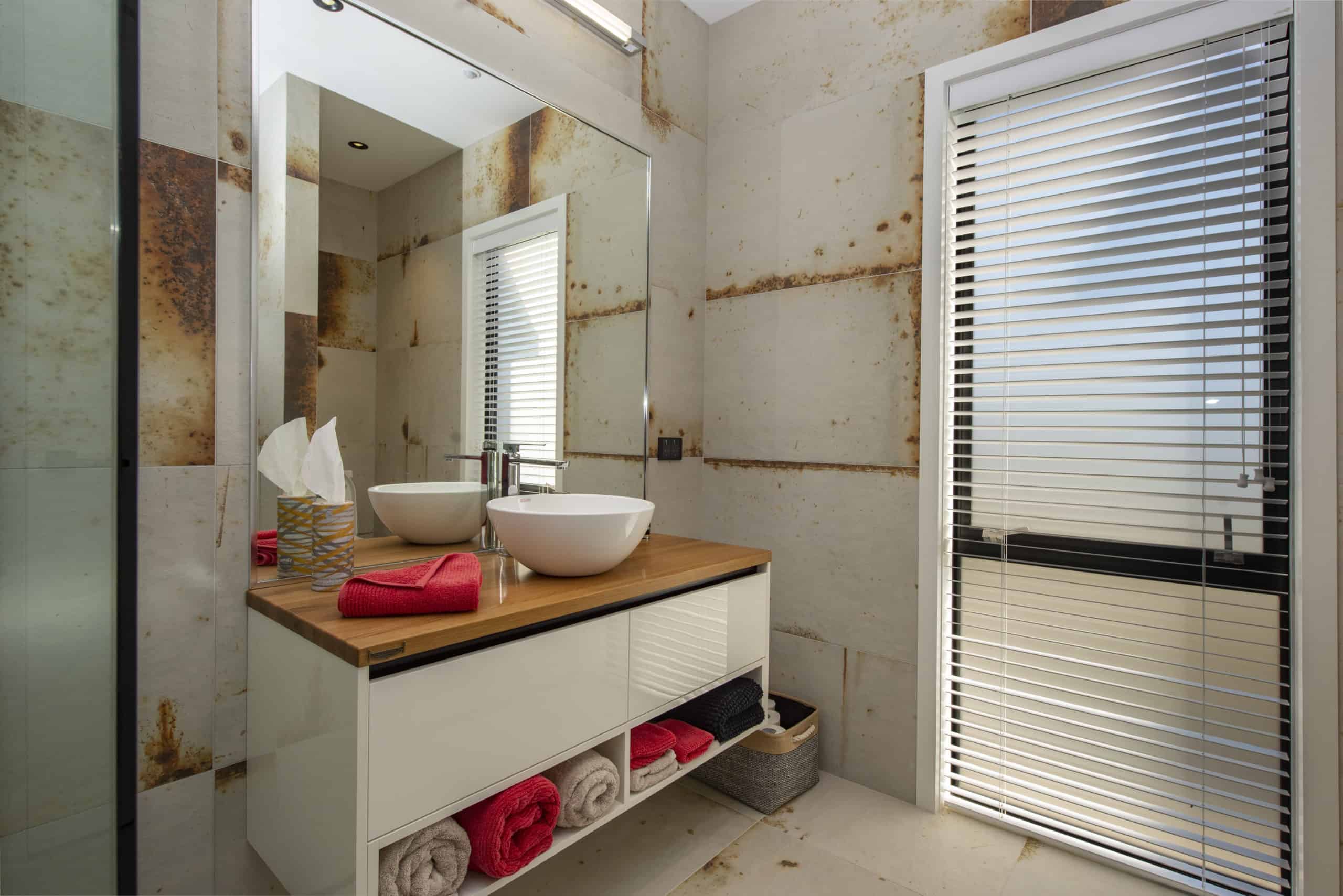 Bathroom custom design and build by Fowler Homes Waikato