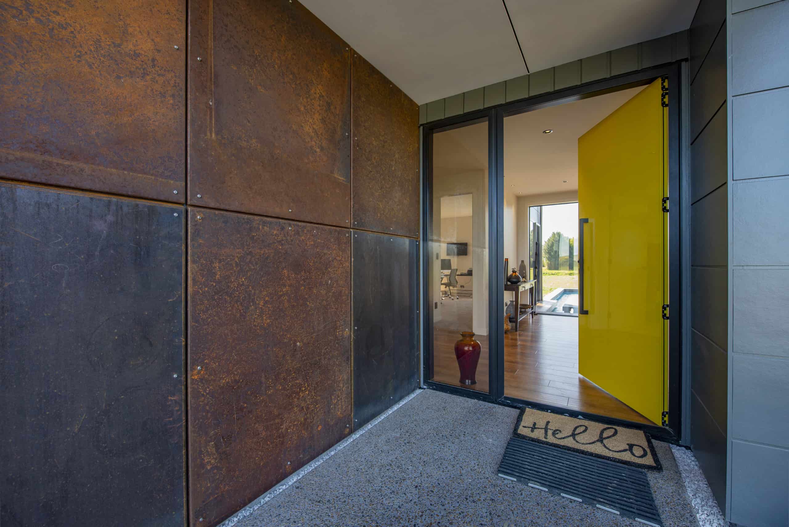 Front Entrance custom design and build by Fowler Homes Waikato