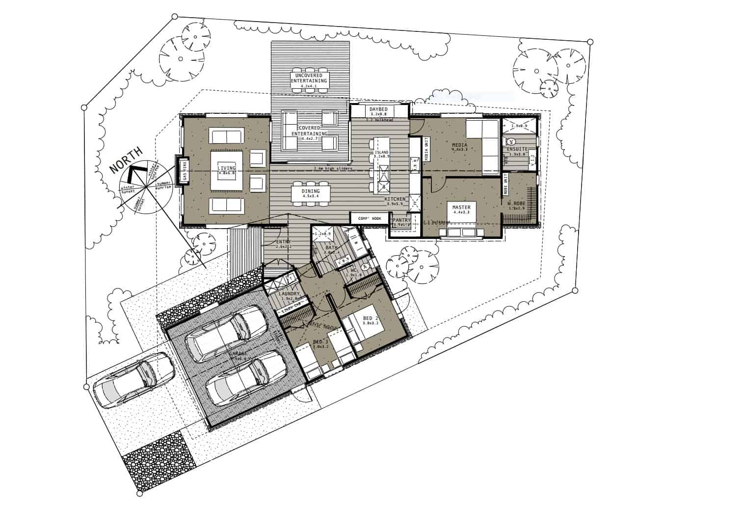 Terry Came Floor Plan, Fowler Homes Waikato