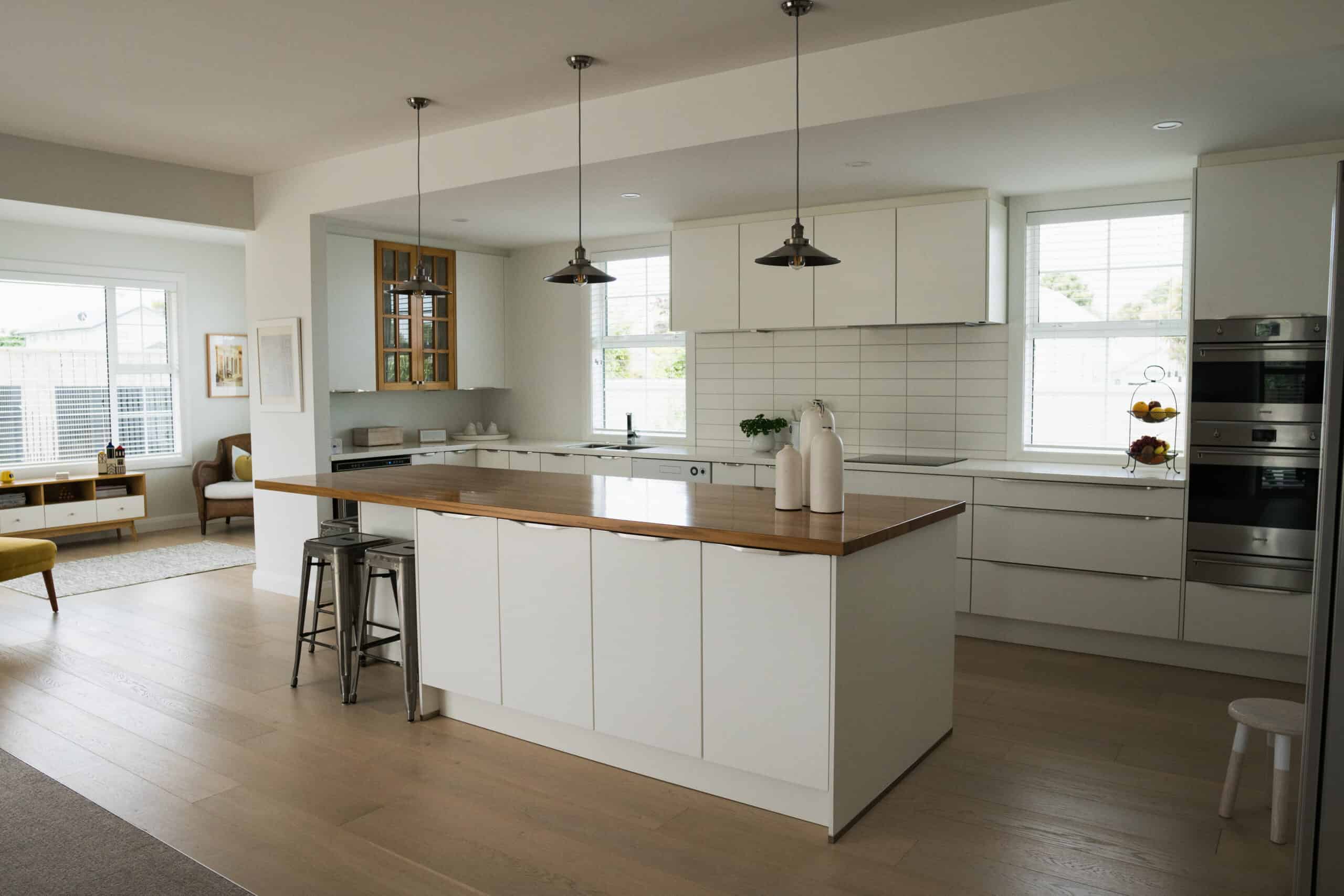 Open plan kitchen