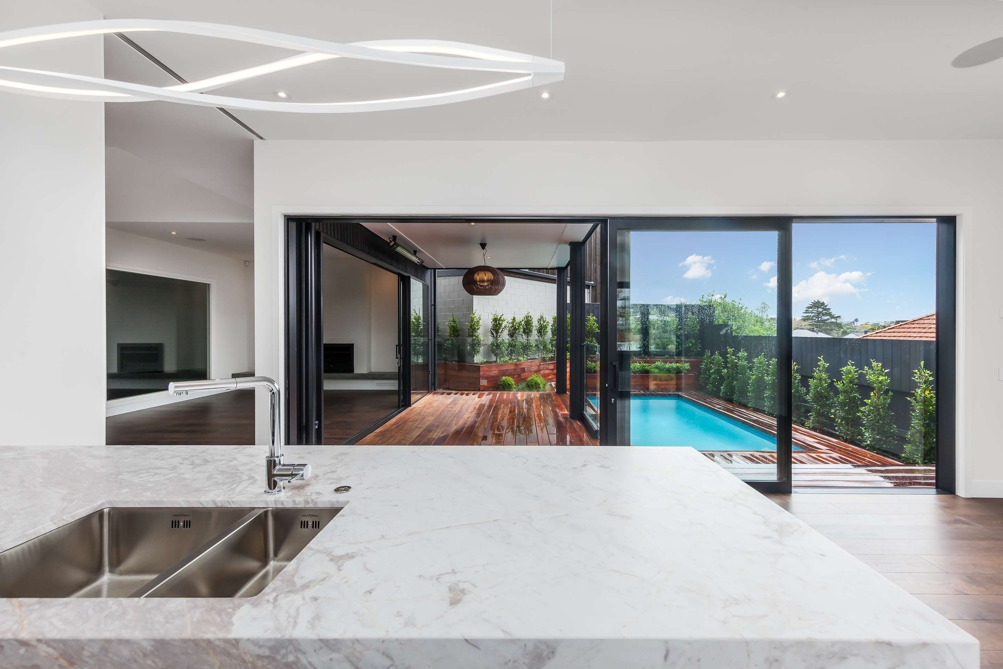 Open Plan Kitchen Fowler Homes Auckland