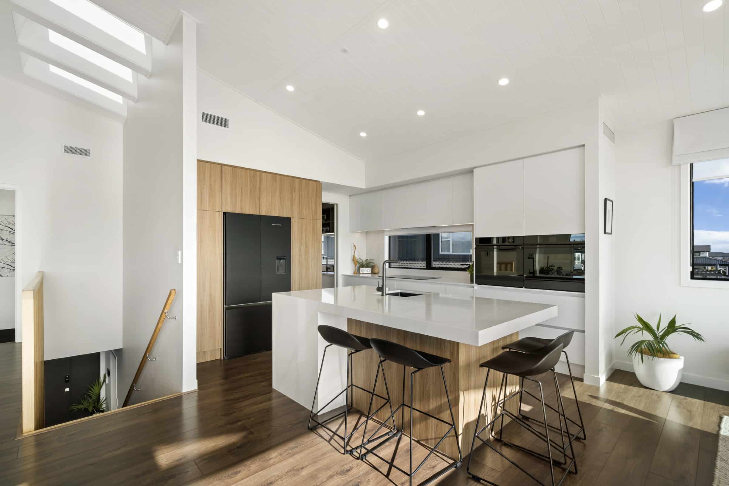 Fowler-Homes-Auckland-South-East-New-Build-Open-Plan-Kitchen