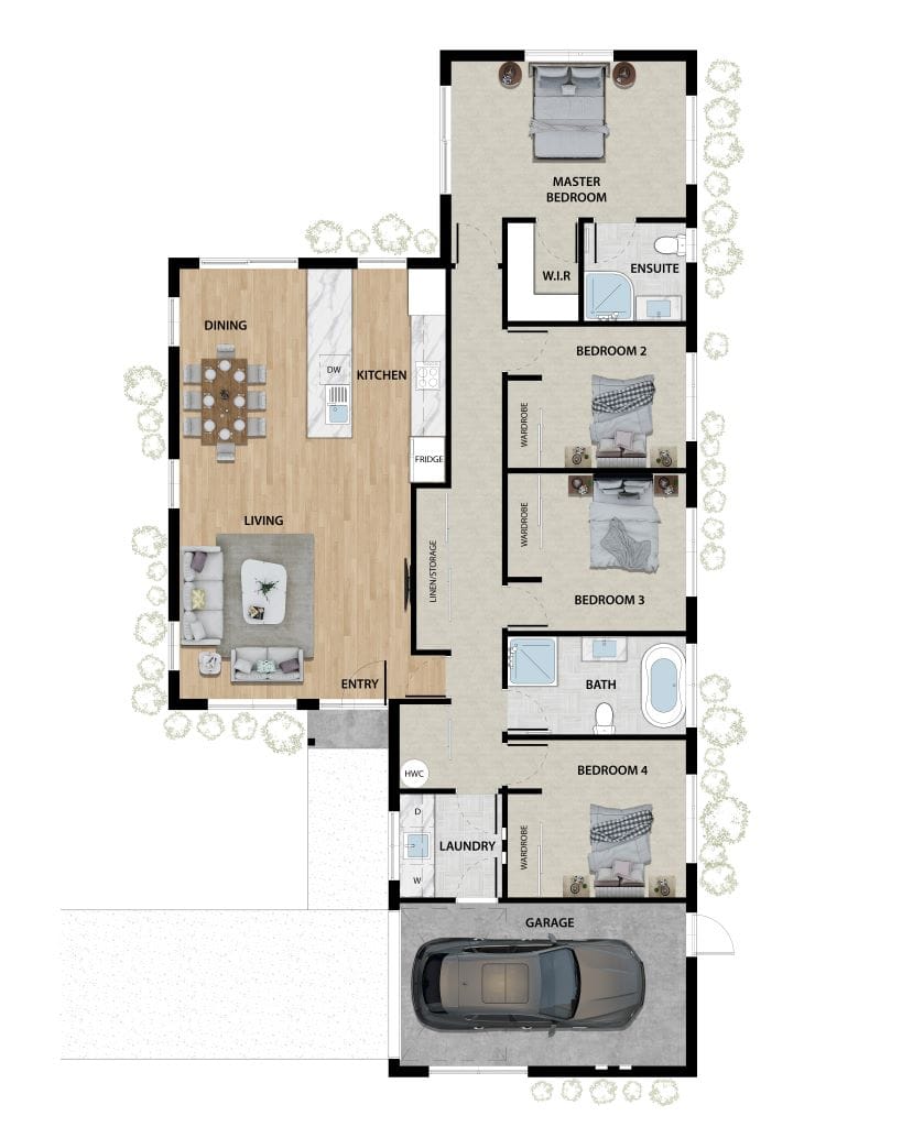 fowler homes lot 971, ravenswood floor plan 1024h