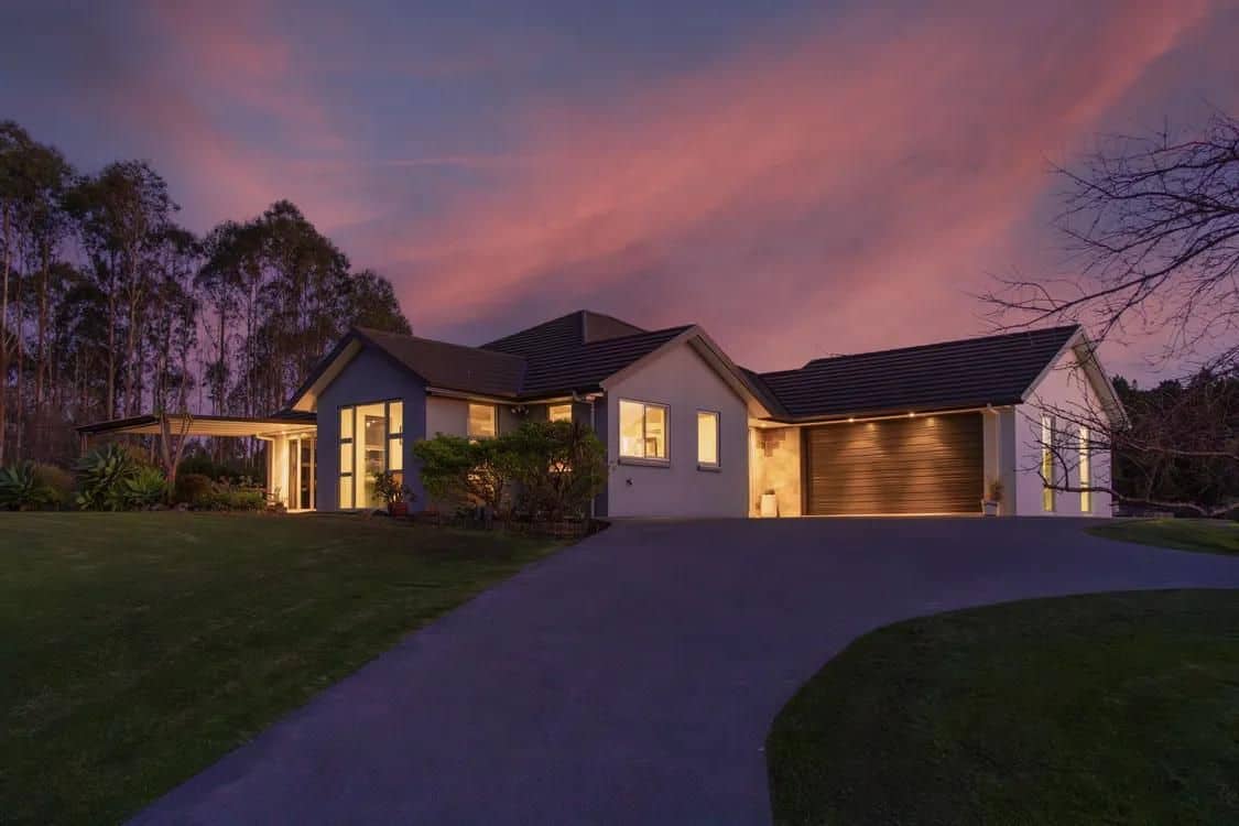 evening exterior fowler homes northland
