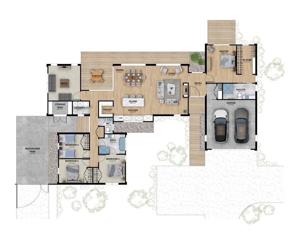 kaniera floorplan fowler homes 1024