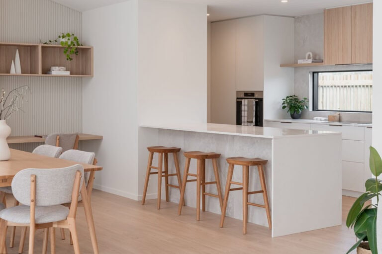 kitchen island fowler homes waikato show home image 13