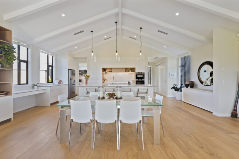 open plan dining fowler homes auckland south07