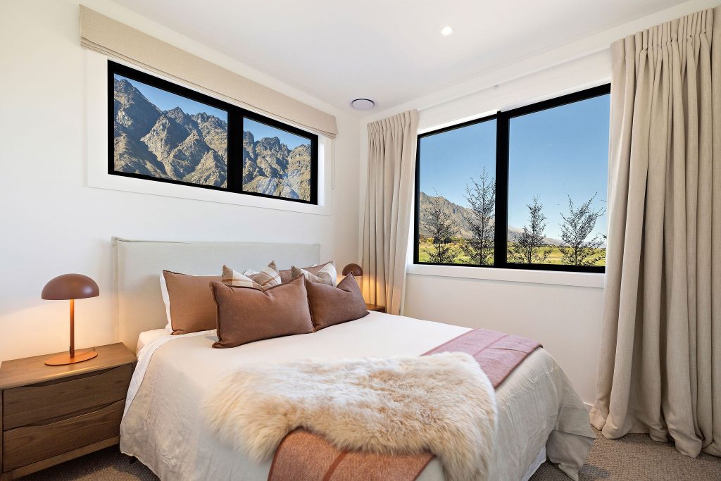 bedroom jack's point show home fowler homes queentown 32