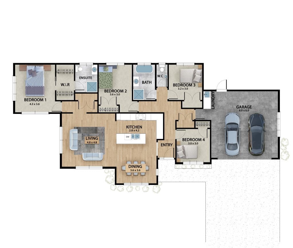 114c bartholomew road levin lot 4 layout floorplan 1024pxw