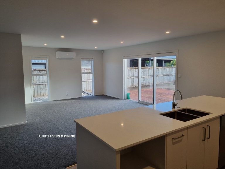 unit kitchen dining living