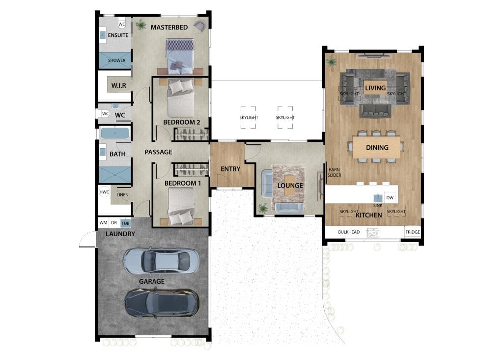 fowler homes new plymouth show home kaitake floor plan 1024w