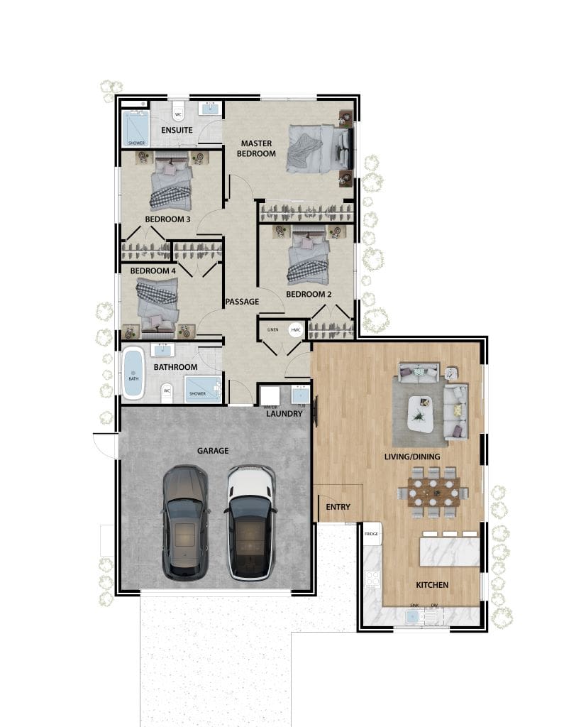 fowler homes lot 3, 37c dipton street floor plan 1024h