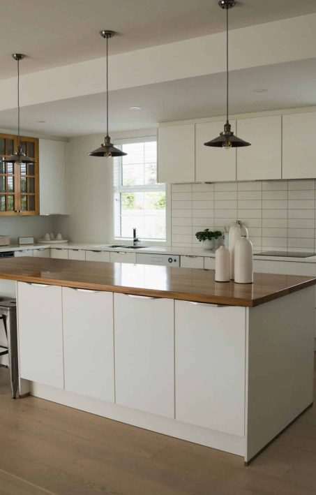 Open plan kitchen