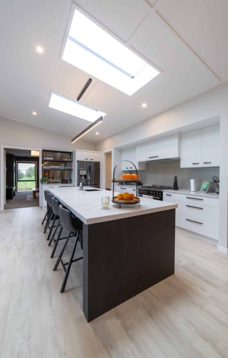 wylie design and build kitchen skylights fowler homes waikato